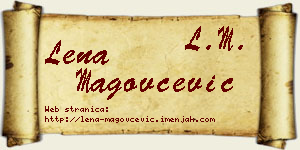 Lena Magovčević vizit kartica